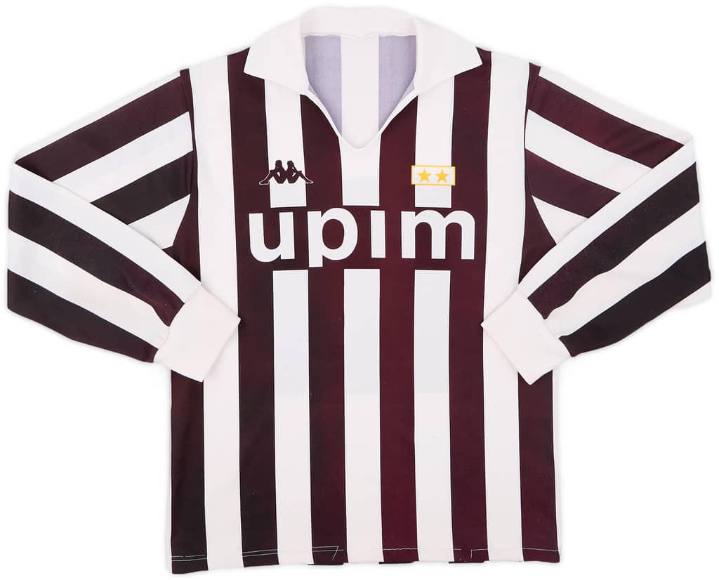 1991-92 Juventus Basic Home L/S Shirt #11 - 6/10 - (S)