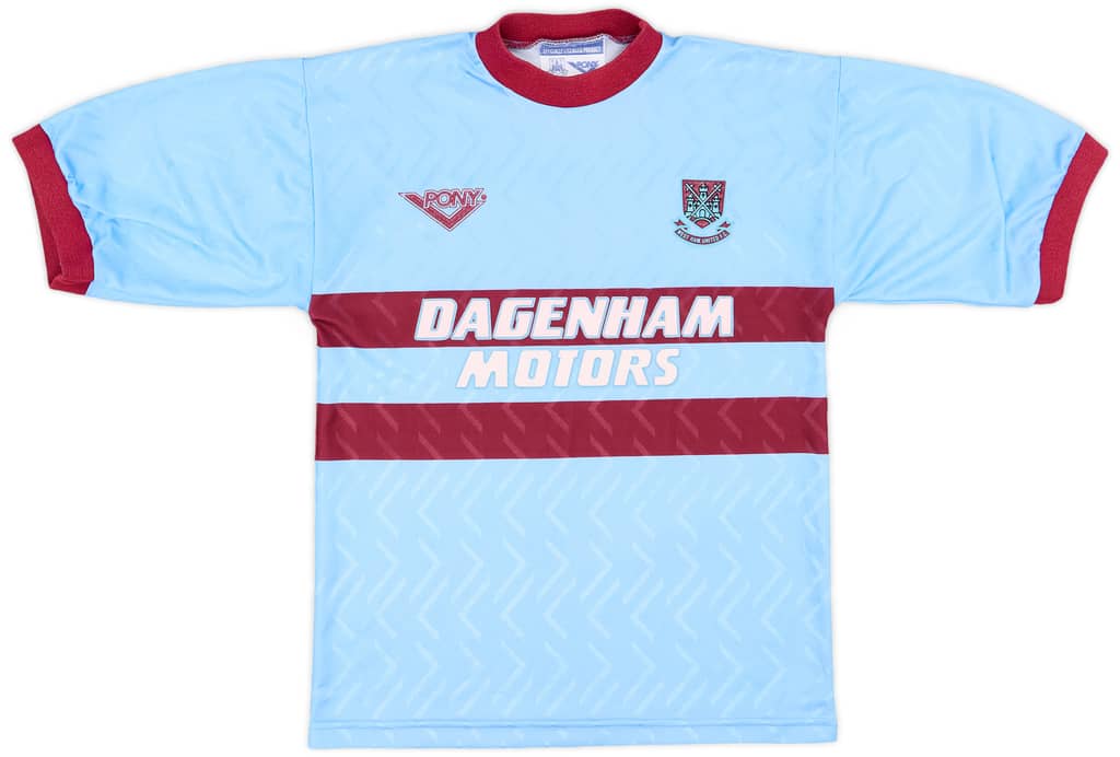 1993-95 West Ham Away Shirt - 8/10 - (S)