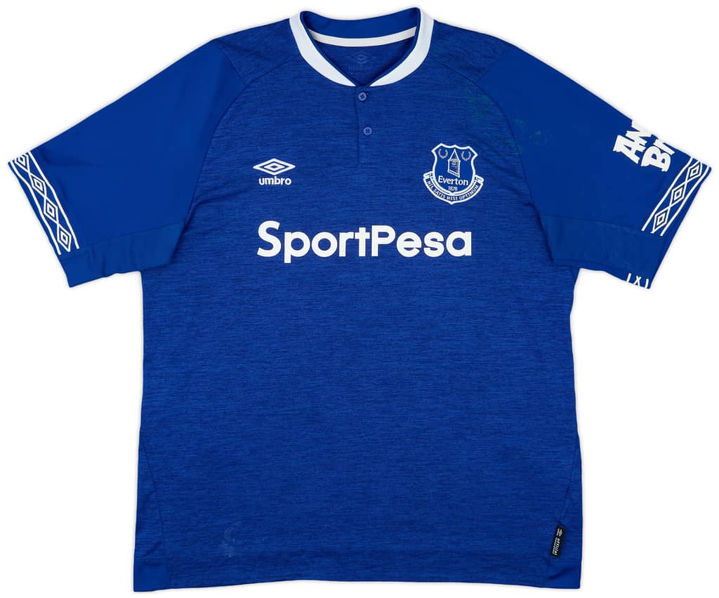 2018-19 Everton Home Shirt Baines #3 - 7/10 - (XXL)