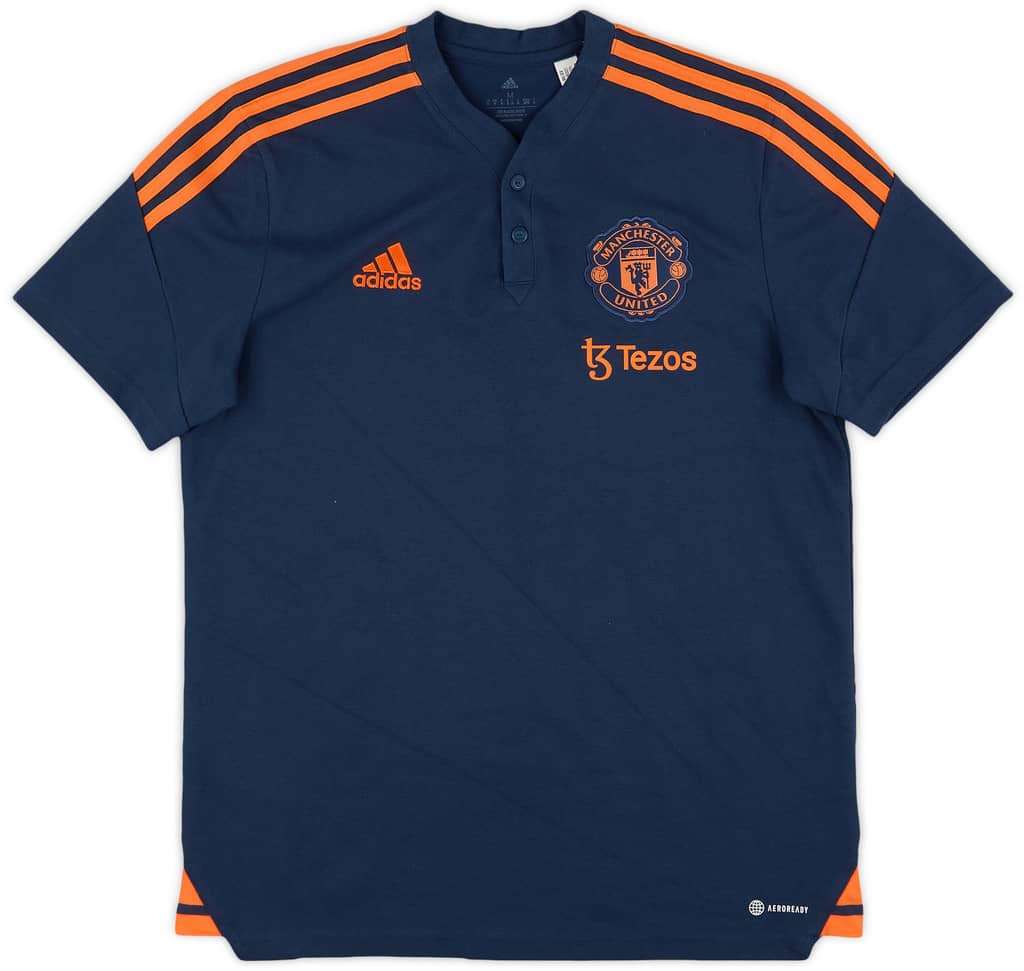 2022-23 Manchester United adidas Polo Shirt - 9/10 - (M)