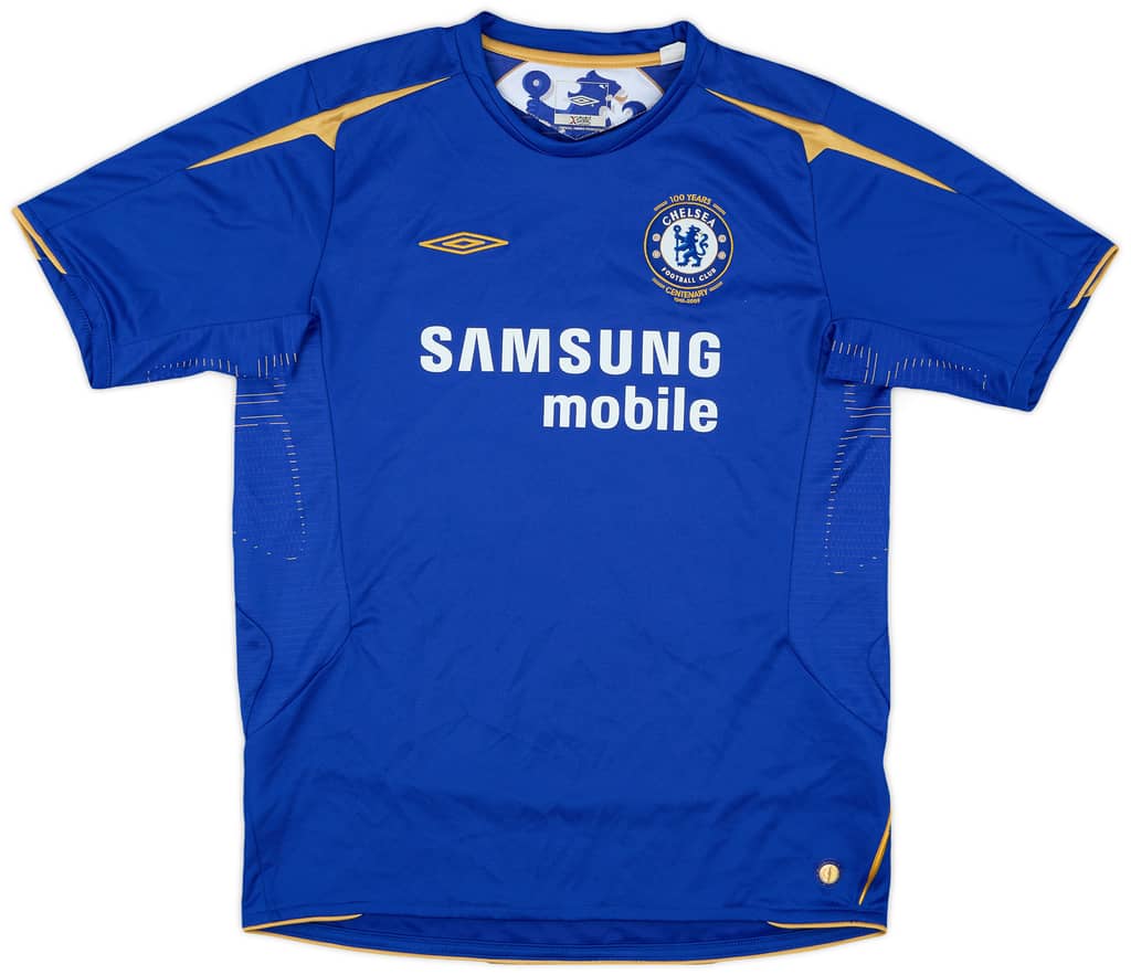 2005-06 Chelsea Centenary Home Shirt - 9/10 - (XL.Boys)