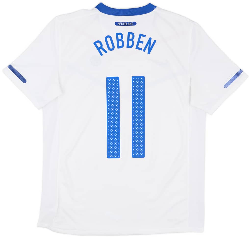 2010-11 Netherlands Away Shirt Robben #11 - 9/10 - (M)