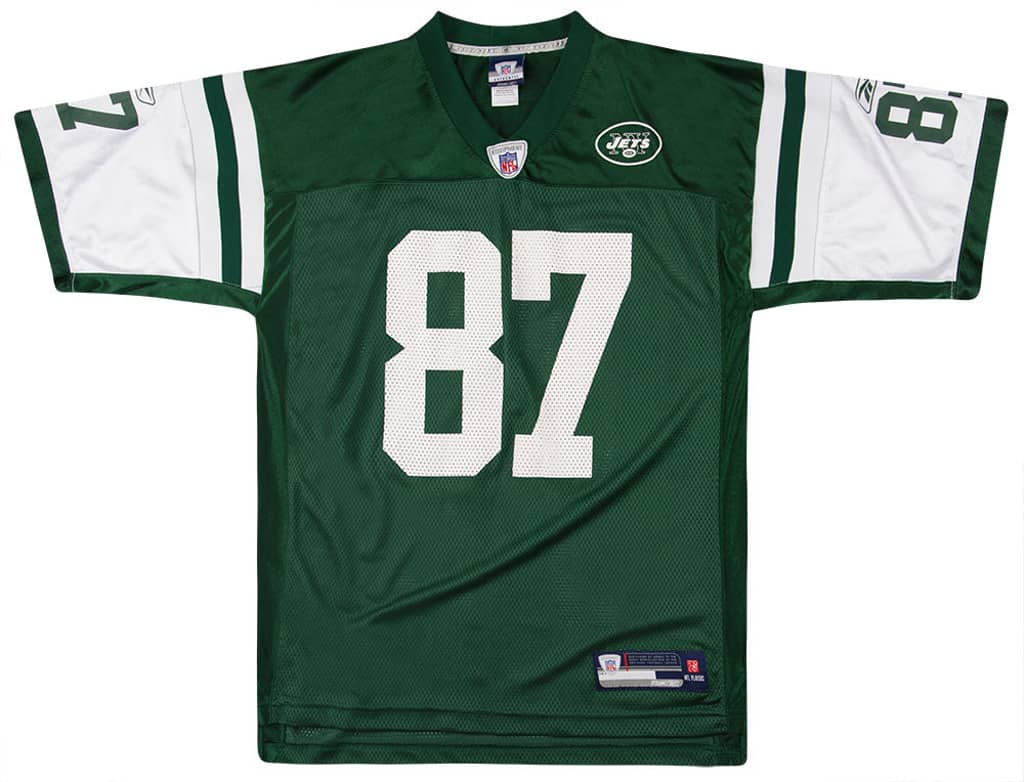 2007 New York Jets Coles #87 Reebok On Field Jersey (Home) L