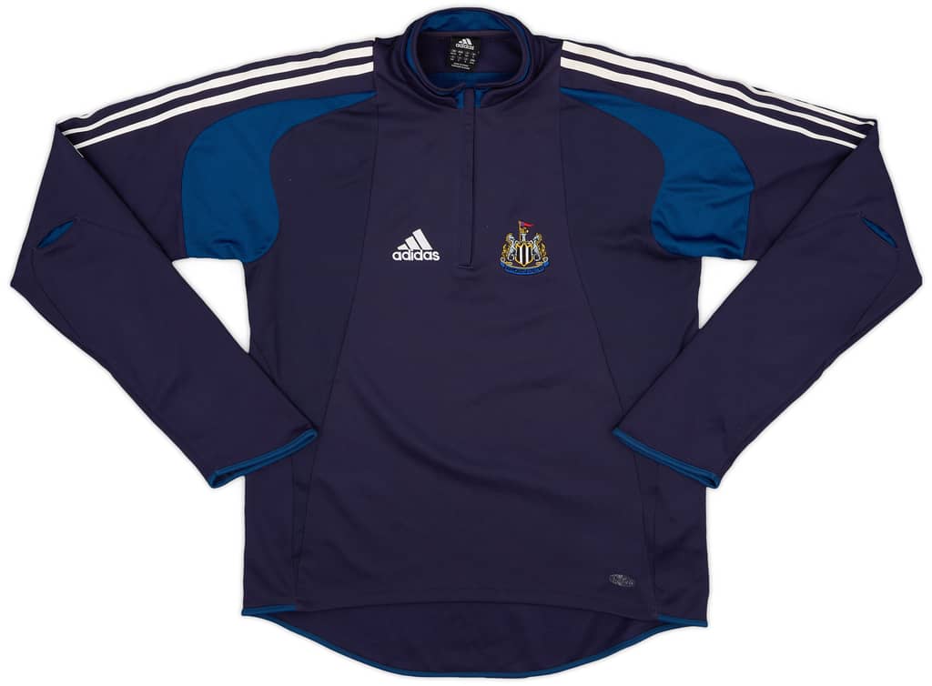 2004-05 Newcastle adidas 1/4 Zip Track Jacket - 9/10 - (M/L)