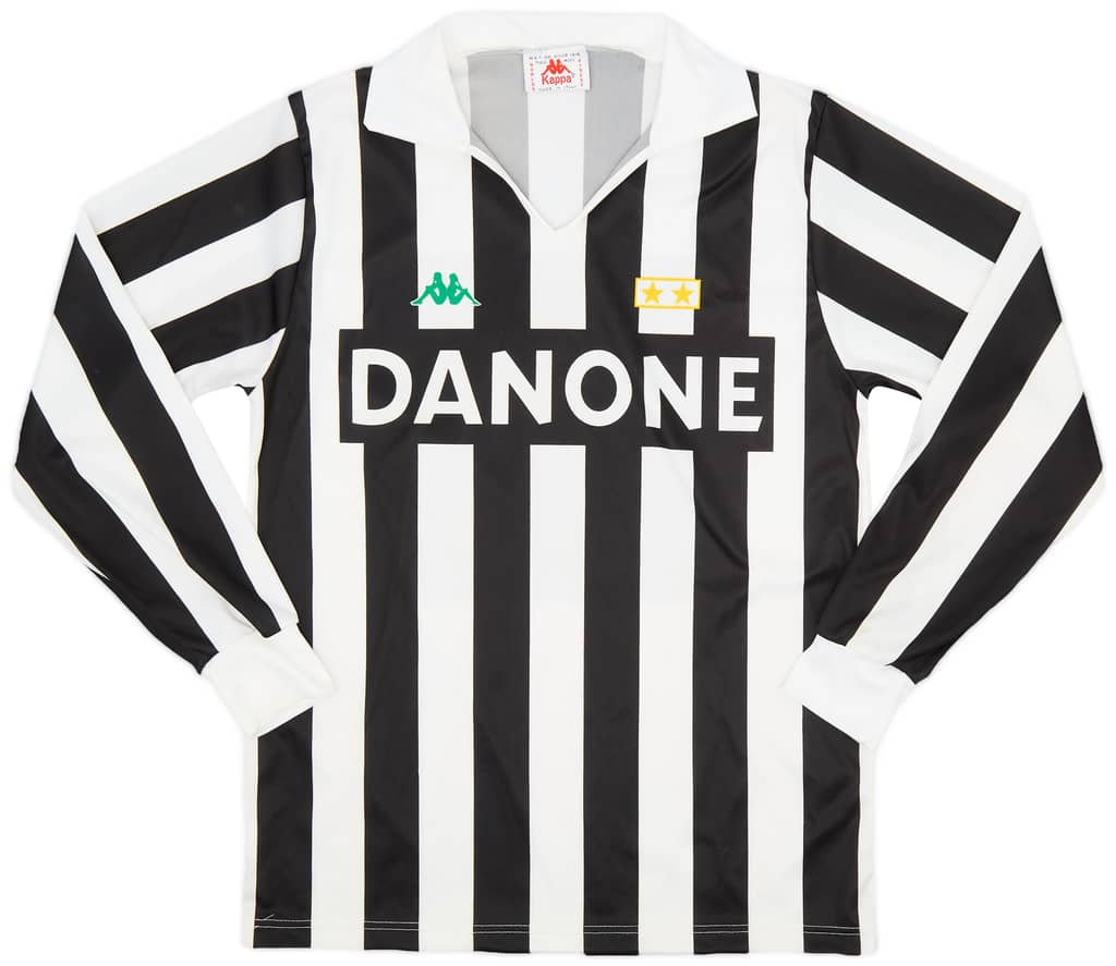1992-94 Juventus Home L/S Shirt - 9/10 - (M)