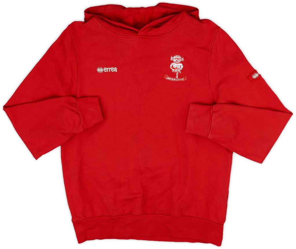 2015-17 Lincoln City Errea Hooded Top - 6/10 - (L)
