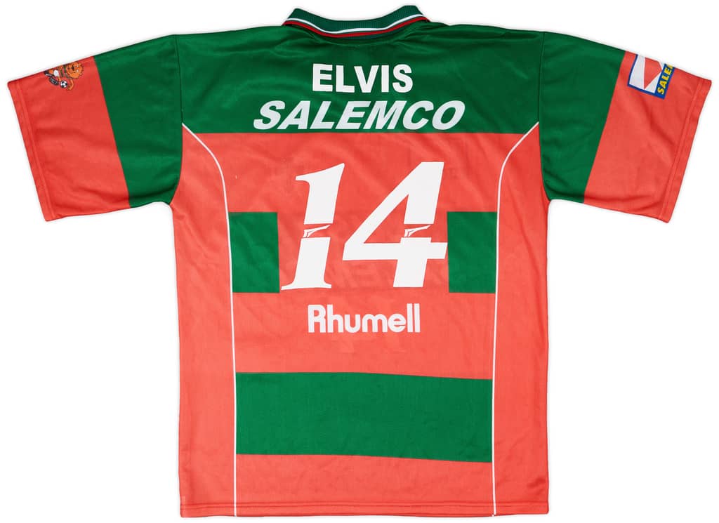 1997-98 Portuguesa Home Shirt Elvis #14 - 8/10 - (XL)