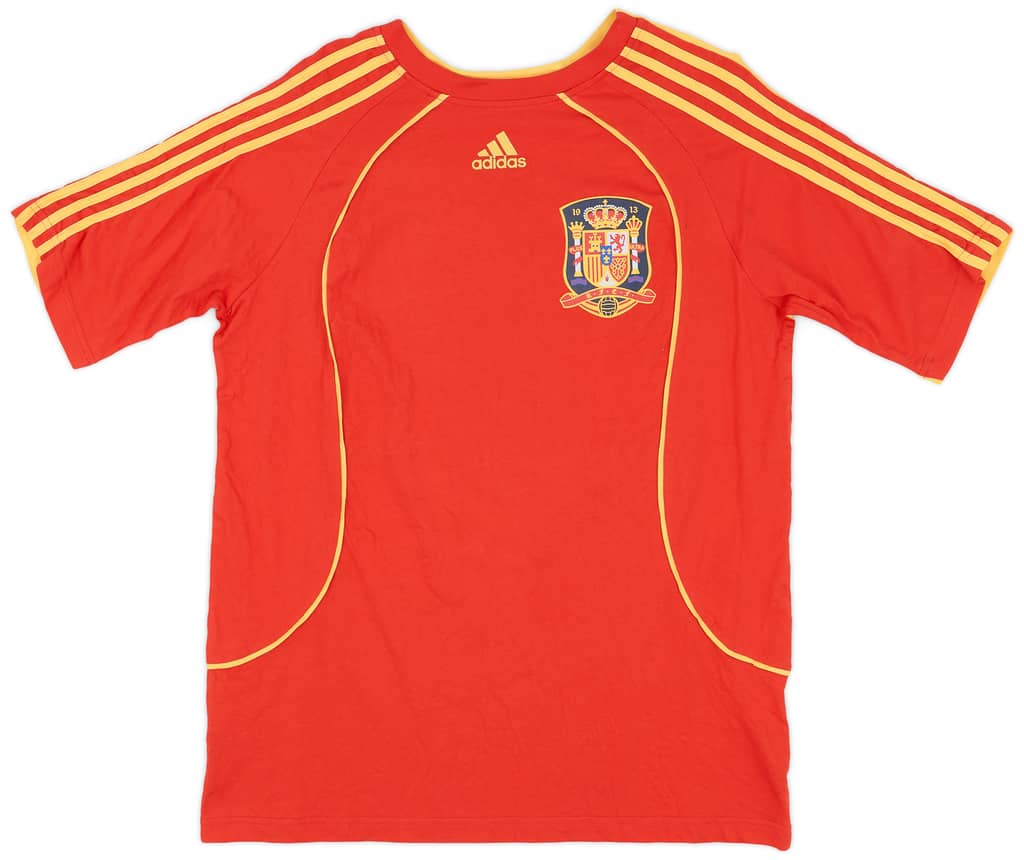 2007-09 Spain adidas Cotton Tee - 9/10 - (L)
