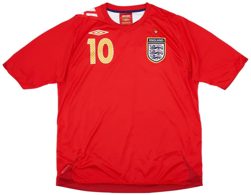 2006-08 England Away Shirt Owen #10 - 5/10 - (XL)
