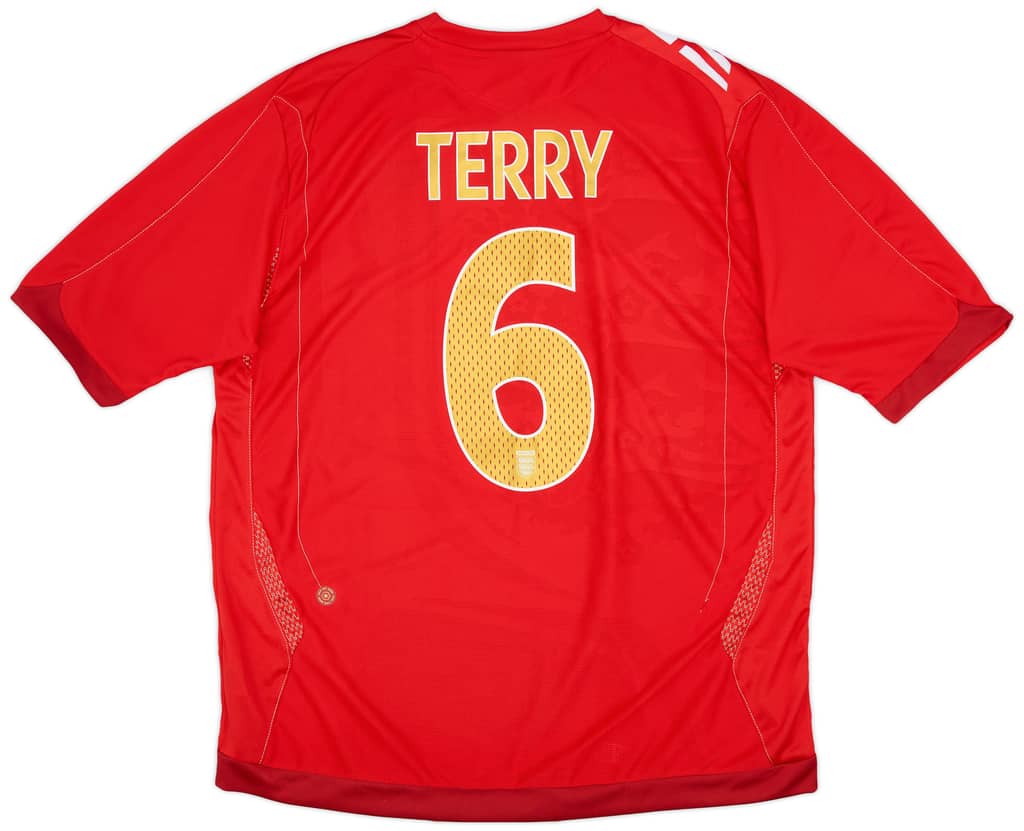 2006-08 England Away Shirt Terry #6 - 8/10 - (XL)