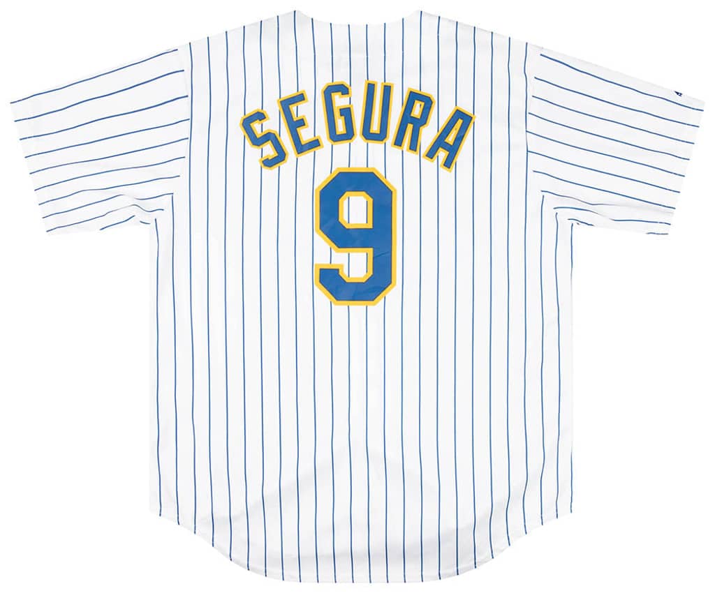 2012-15 Milwaukee Brewers Segura #9 Majestic Jersey (Home) XL