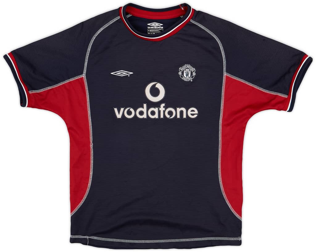 2000-01 Manchester United Third Shirt - 8/10 - (L.Boys)