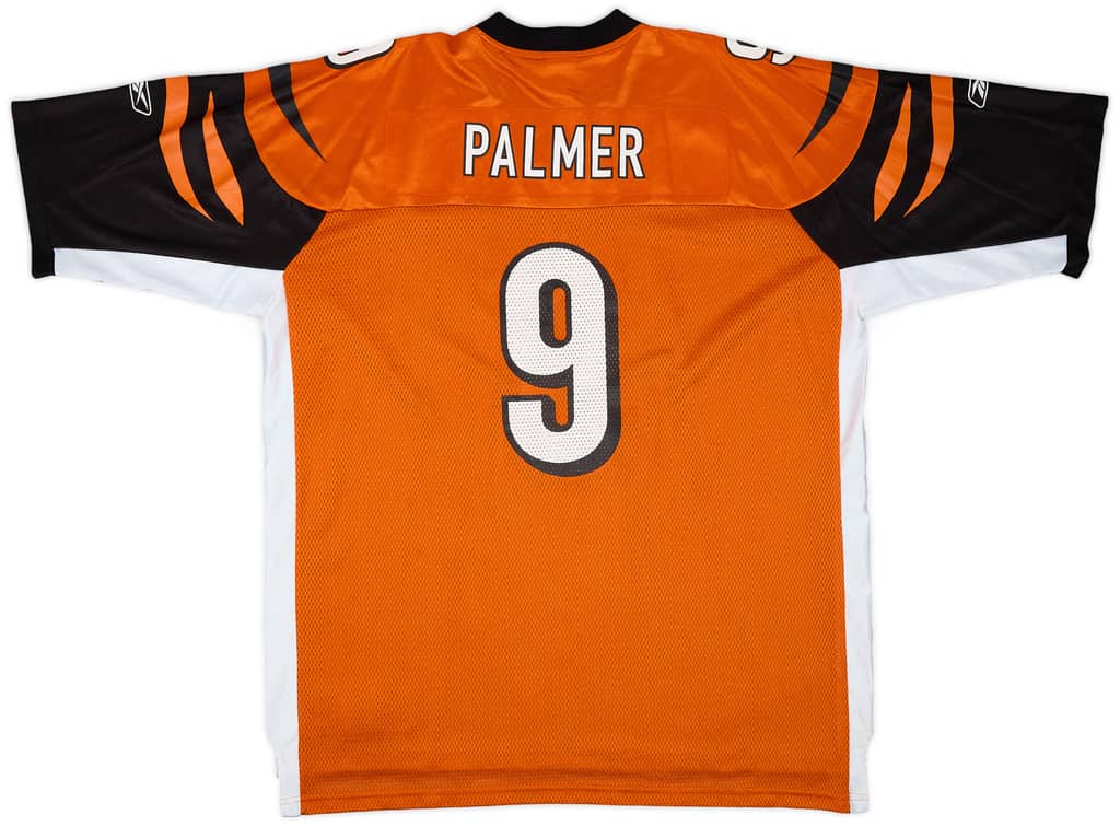 2005-06 Cincinnati Bengals Palmer #9 Reebok On Field Alternate Jersey - 8/10 - (XXL)