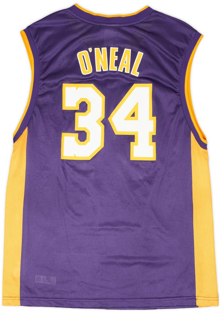 2002-04 LA Lakers O'Neal #34 Reebok Away Jersey - 9/10 - (M)