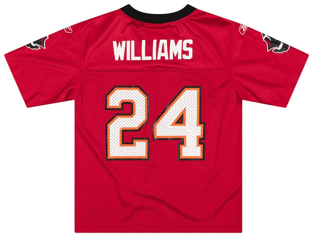 2005-06 Tampa Bay Buccaneers Williams #24 Reebok Replica Jersey (Home) Y