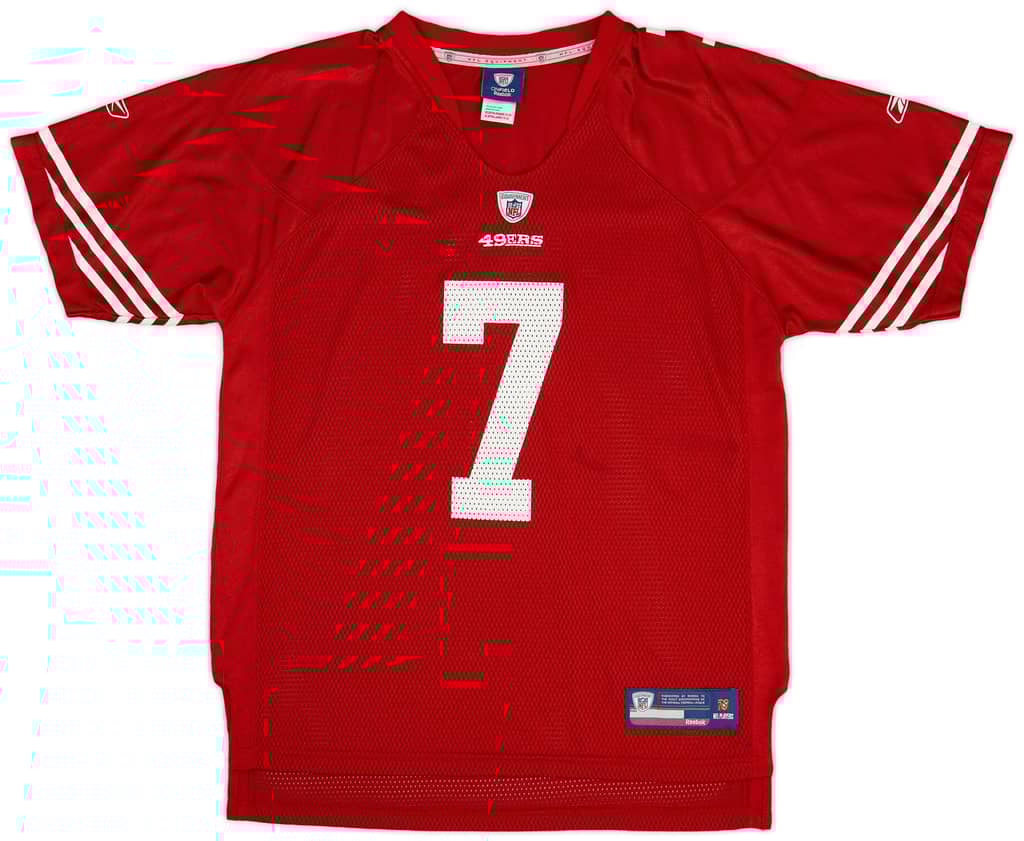 2011 San Francisco 49ers Kaepernick #7 Reebok On Field Jersey (Home) Y