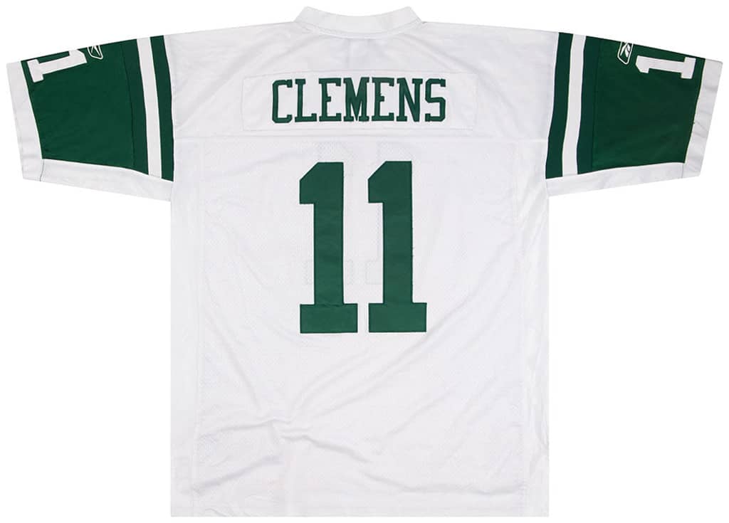 2007 New York Jets Clemens #11 Reebok Premier Jersey (Away) XXL