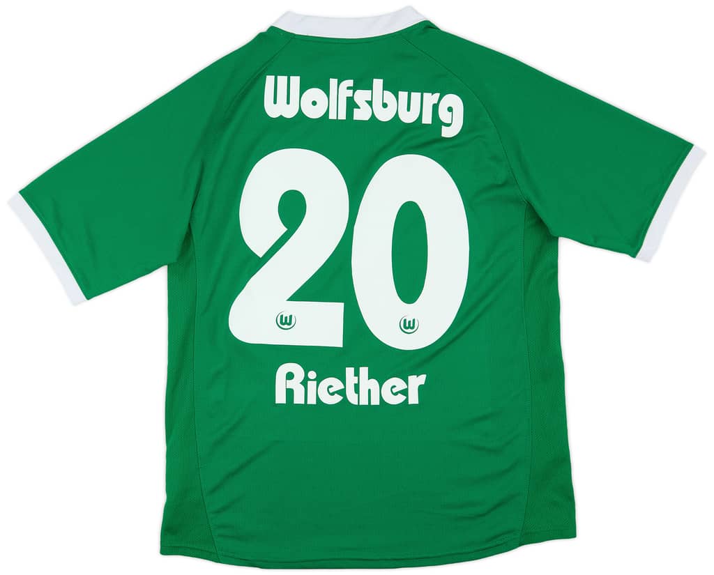 2008-09 Wolfsburg Home Shirt Riether #20 - 9/10 - (M)