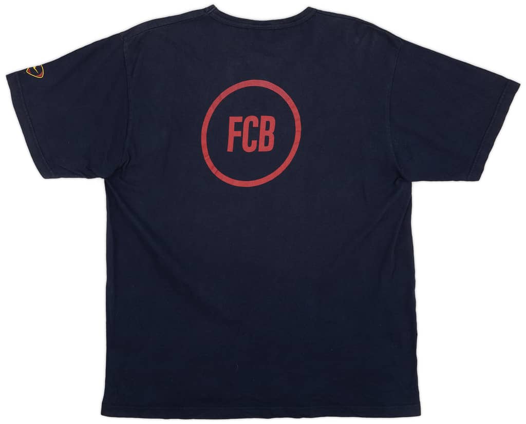 2000-01 Barcelona Nike Cotton Tee - 7/10 - (XL)
