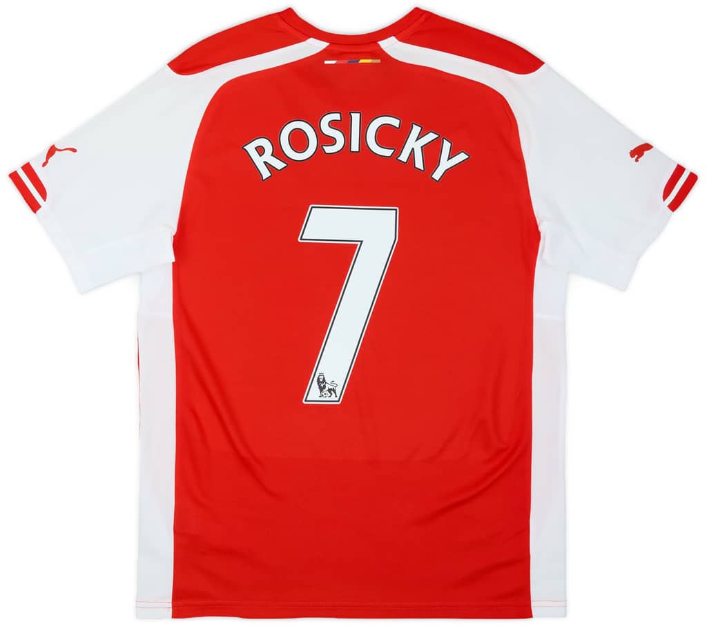 2014-15 Arsenal Home Shirt Rosicky #7 - 9/10 - (S)