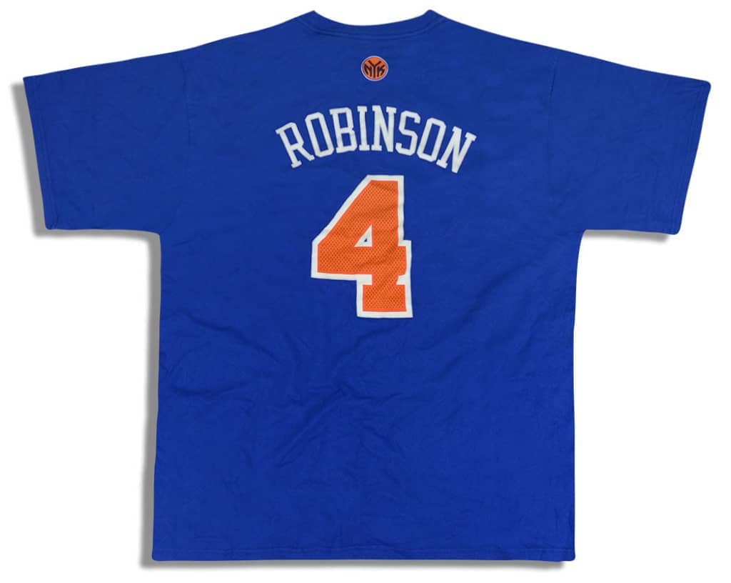 2010 New York Knicks Robinson #4 adidas Tee L
