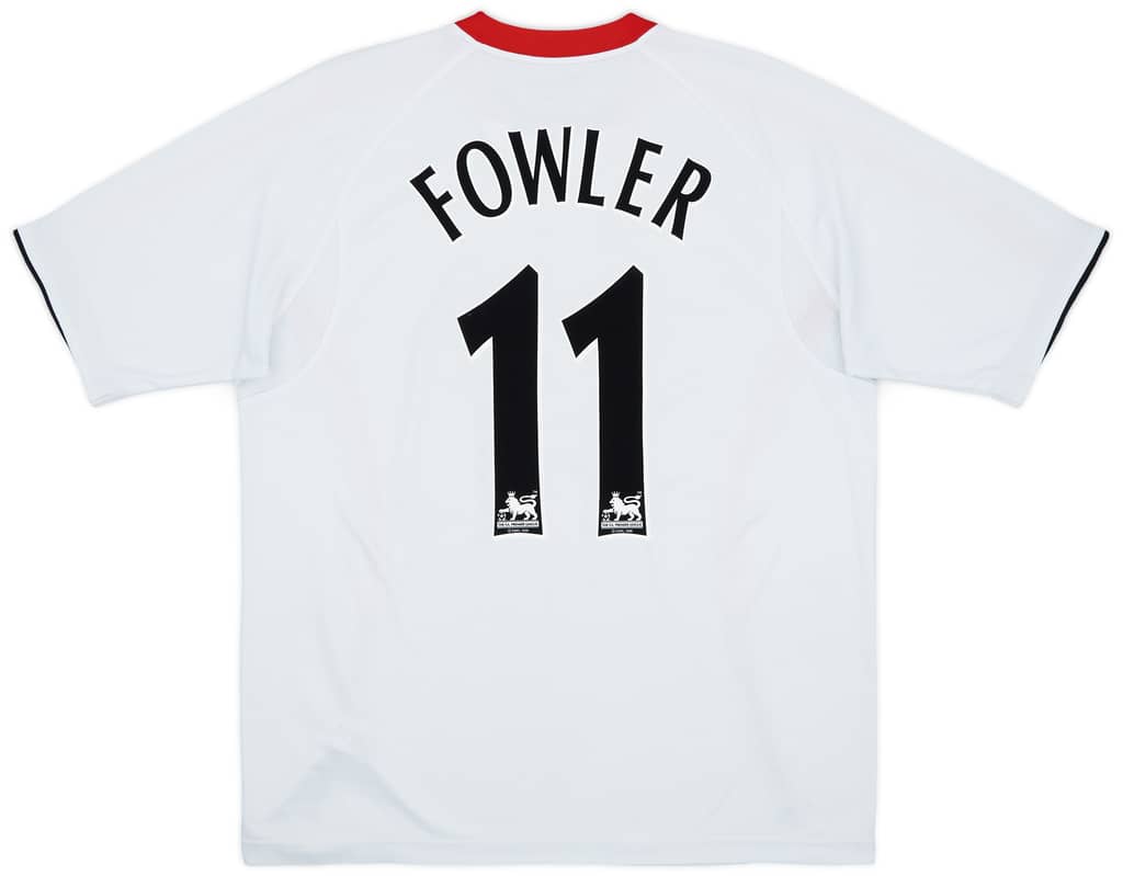 2005-06 Liverpool Away Shirt Fowler #11 - 5/10 - (XL)