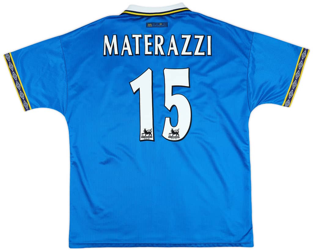 1997-99 Everton Home Shirt Materazzi #15 - 8/10 - (XXL)