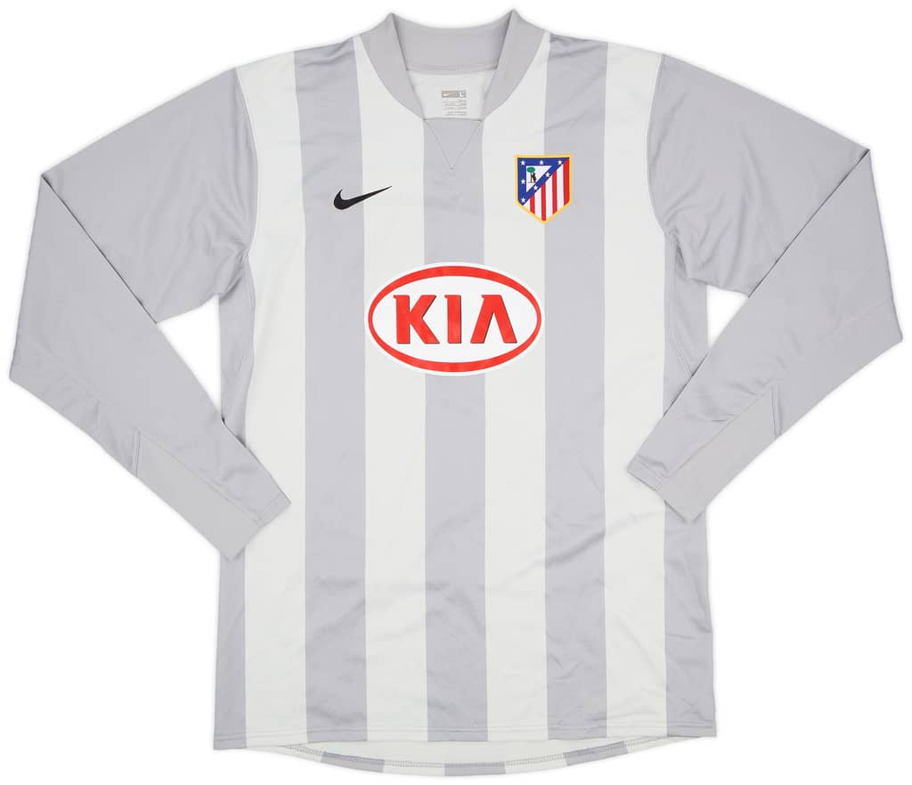 2007-08 Atletico Madrid Player Issue GK Shirt - 9/10 - (L)
