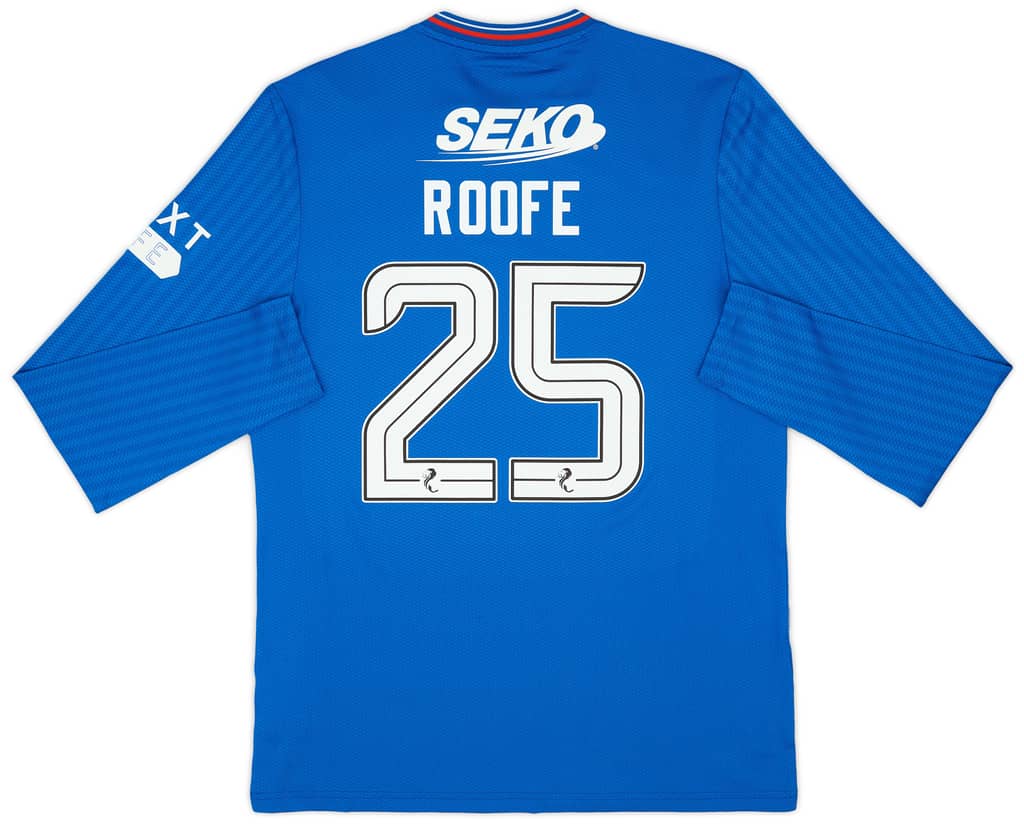 2023-24 Rangers Authentic Home L/S Shirt Roofe #25 (M)