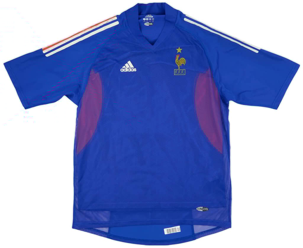 2002-04 France Player Issue Home Shirt Pires #7 - 7/10 - (M)