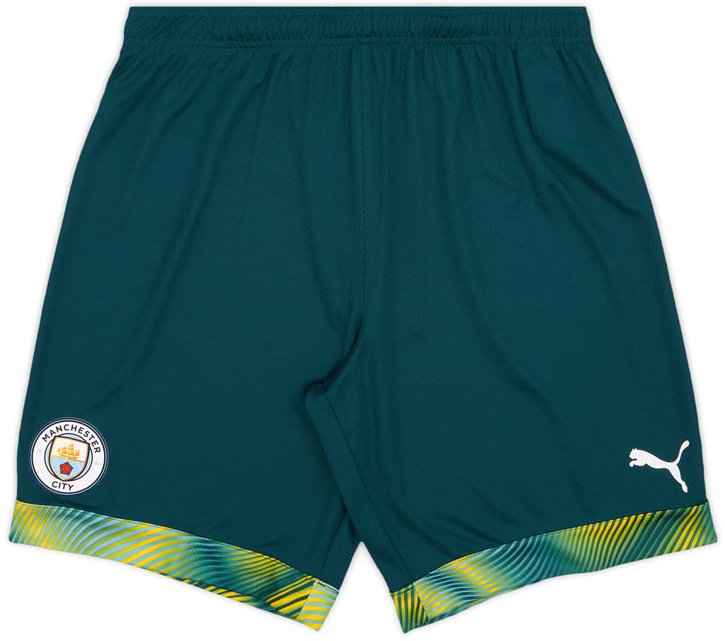 2019-20 Manchester City Player Issue GK Home Shorts - 9/10 - (L)