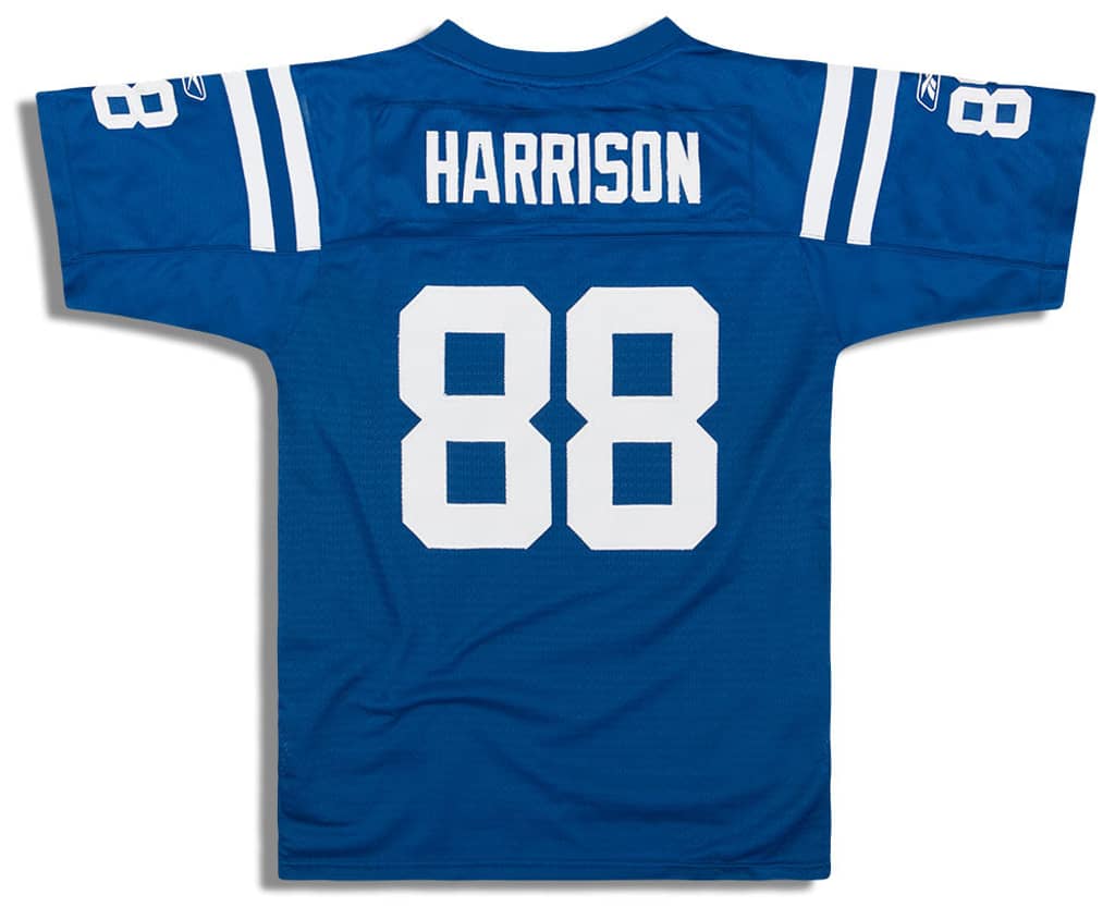 2008 Indianapolis Colts Harrison #88 Reebok Premier Jersey (Home) Y