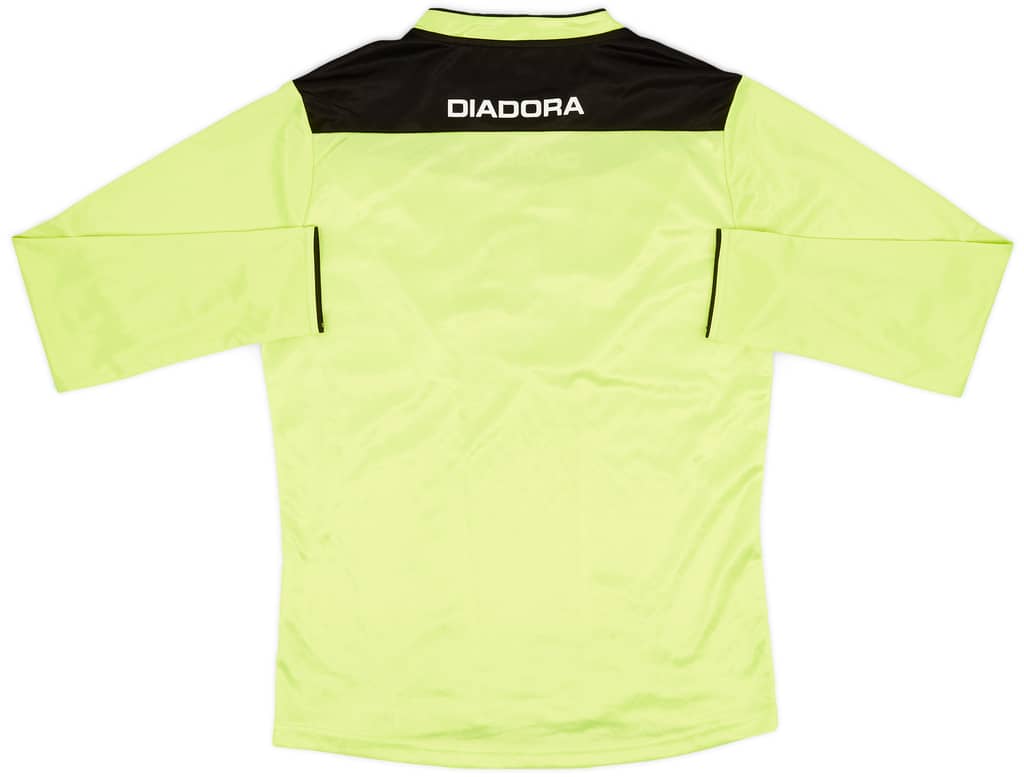2014-15 Italy Diadora Referee L/S Shirt - 7/10 - (M)