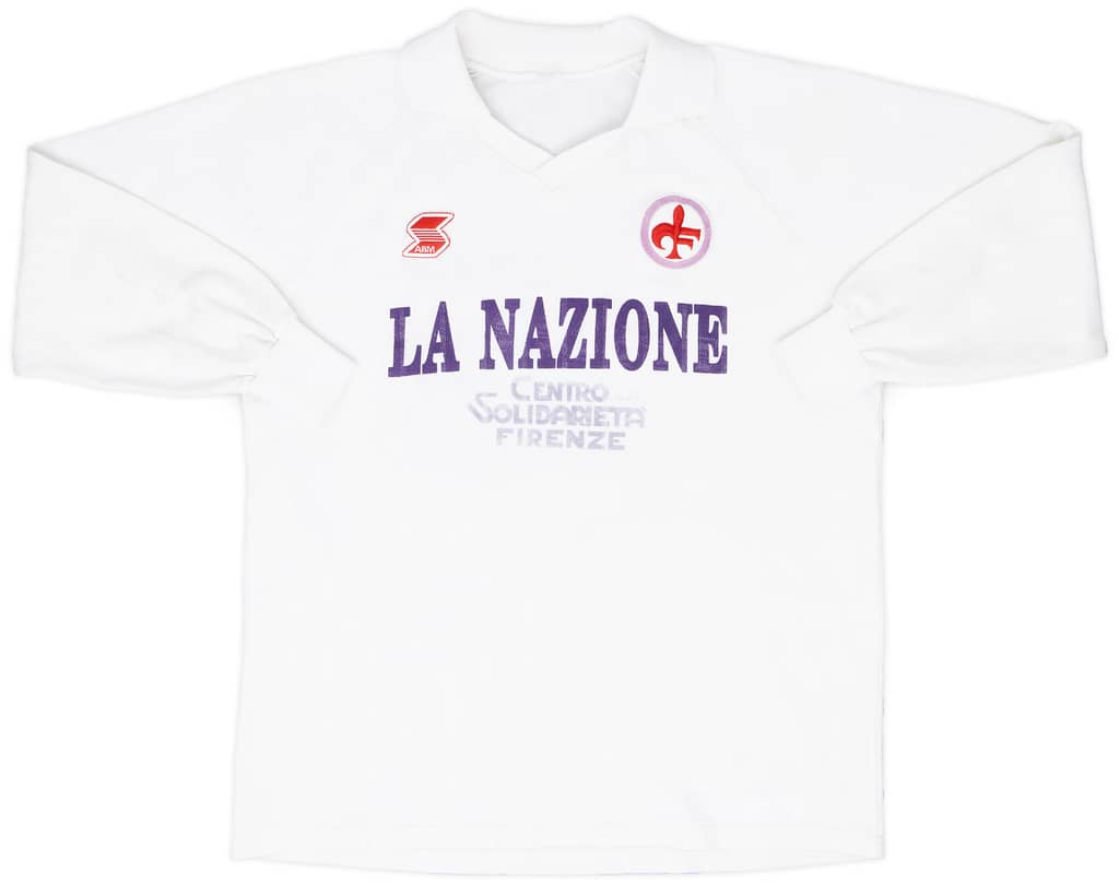 1989-90 Fiorentina Match Issue Away L/S Shirt #15