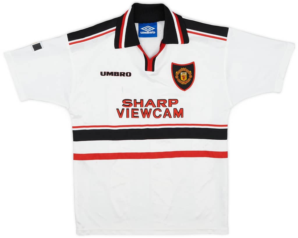 1997-99 Manchester United Away Shirt - 7/10 - (M.Boys)