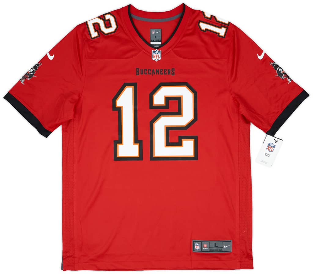 2020-22 Tampa Bay Buccaneers Brady #12 Nike Game Home Jersey (L)