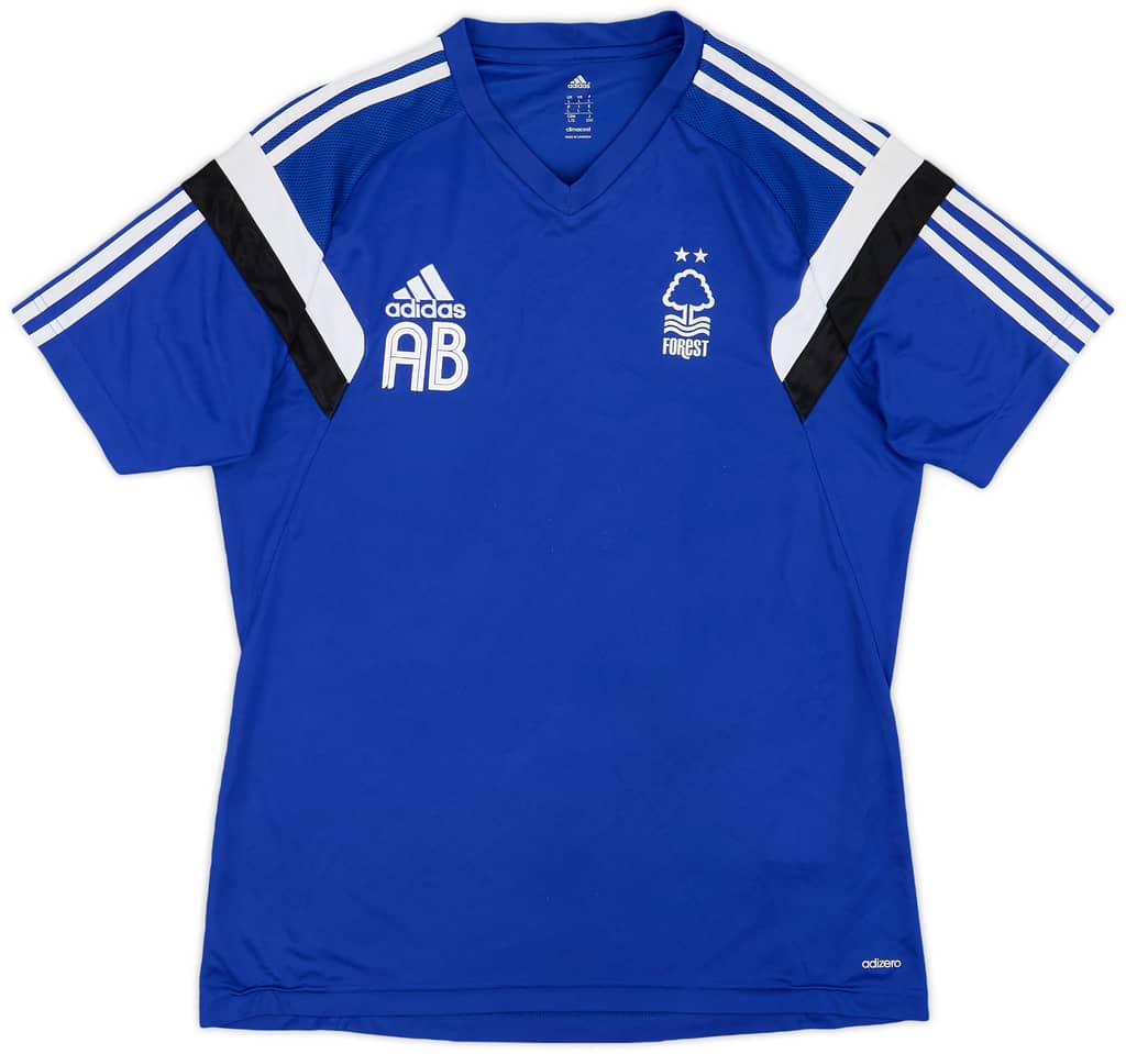2014-15 Nottingham Forest Staff Issue adidas Training Shirt AB - 8/10 - (L)