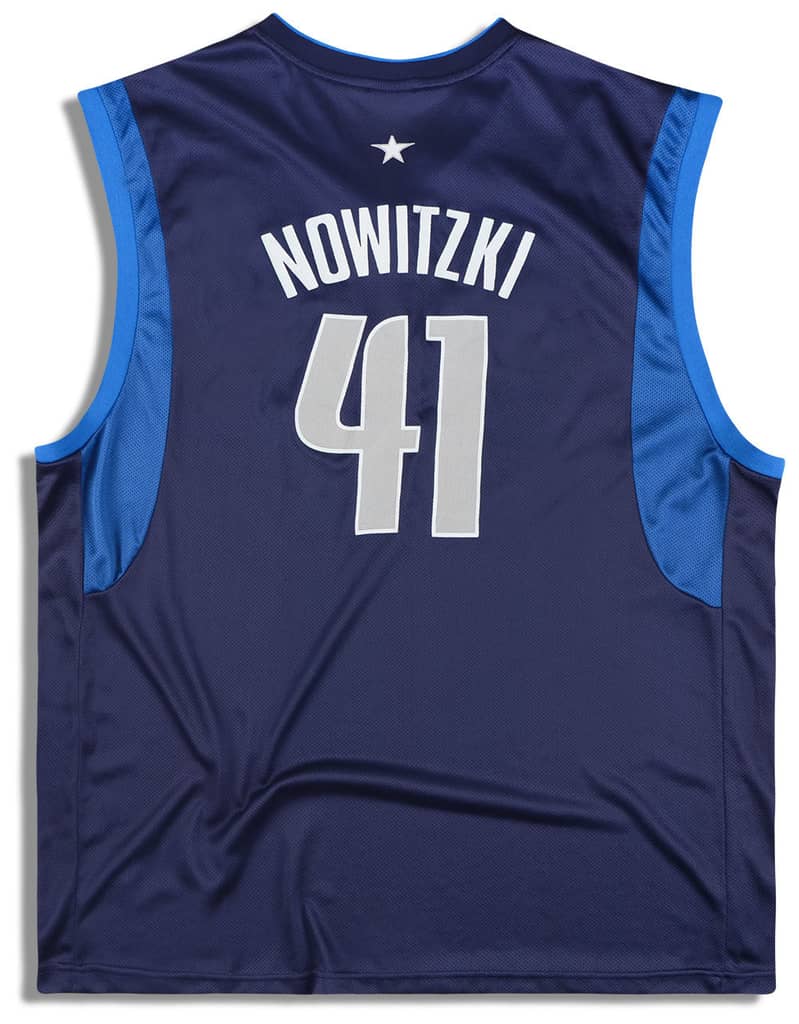 2002-06 Dallas Mavericks Nowitzki #41 Reebok Jersey (Away) XXL