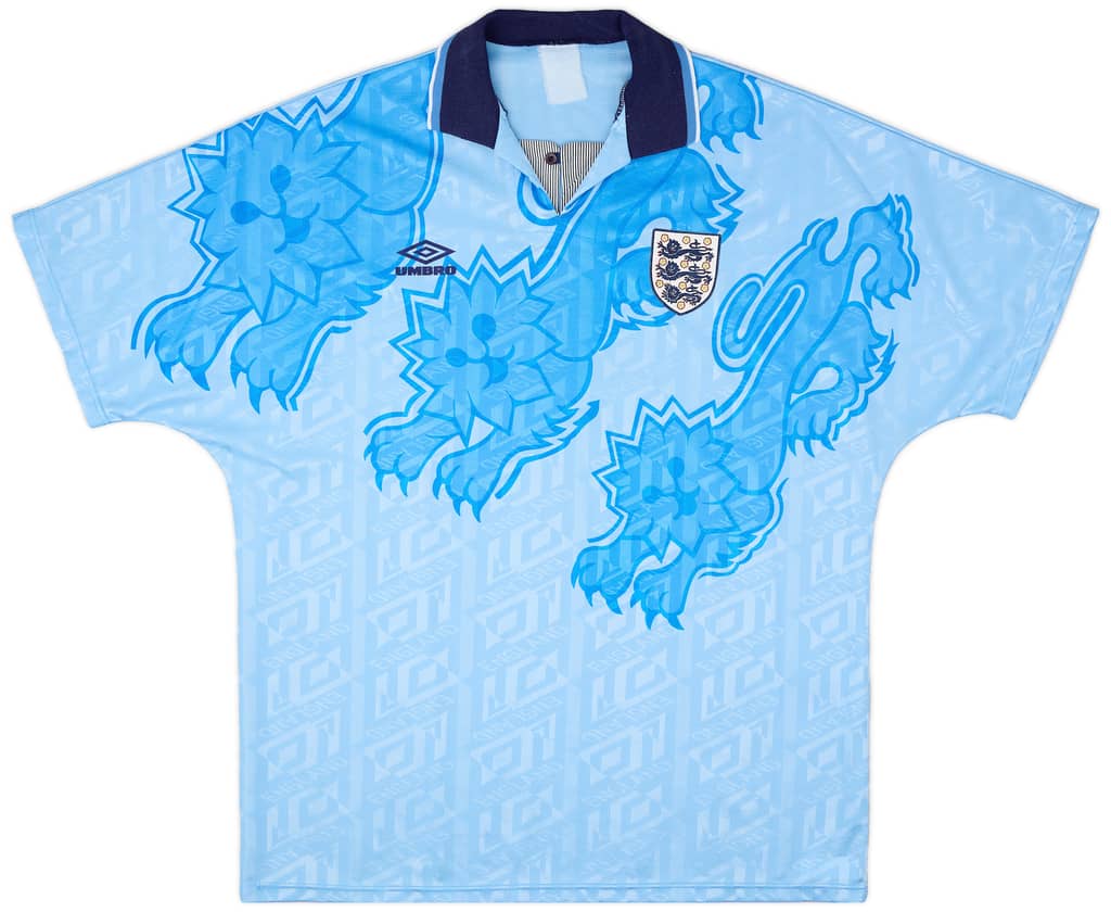 1992-93 England Third Shirt - 8/10 - (XXL)