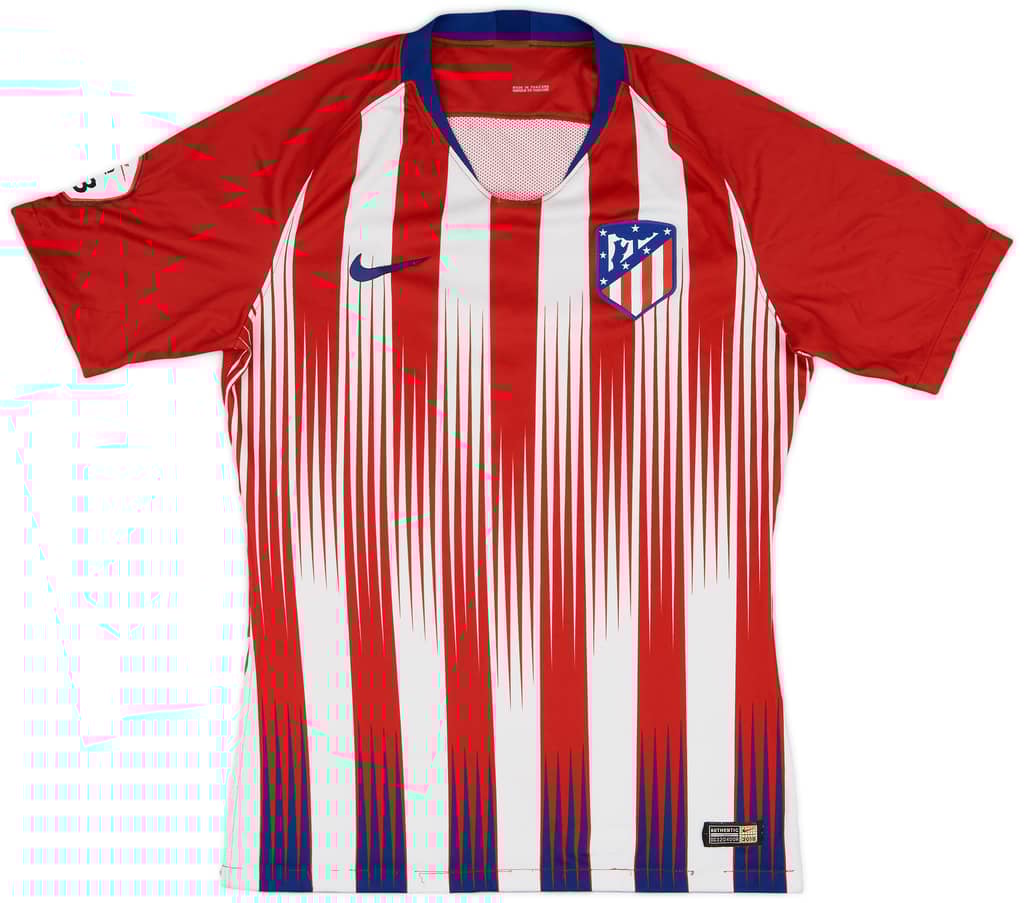 2018-19 Atletico Madrid B Match Issue Home Shirt #2