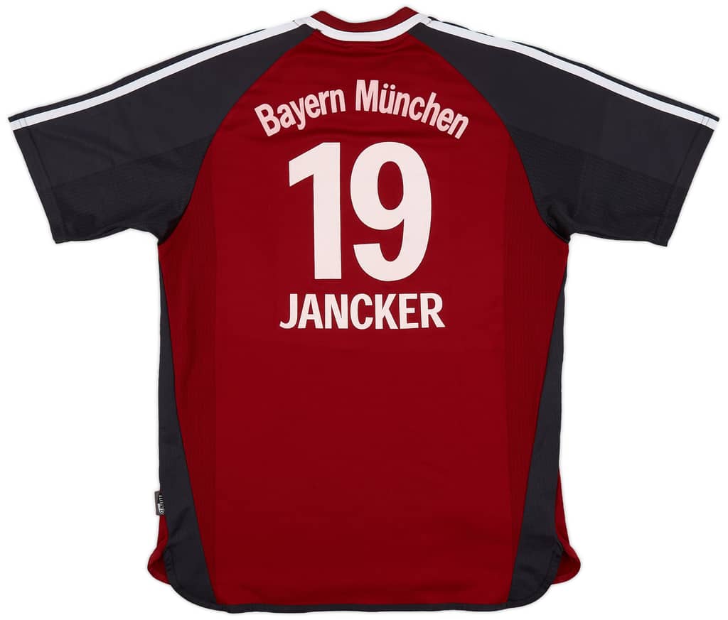 2001-02 Bayern Munich Home Shirt Jancker #19 - 8/10 - (XL.Boys)