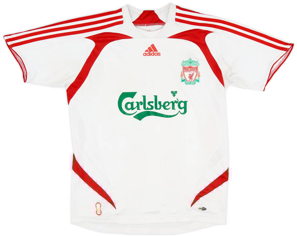 2007-08 Liverpool Away Shirt - 6/10 - (L.Boys)