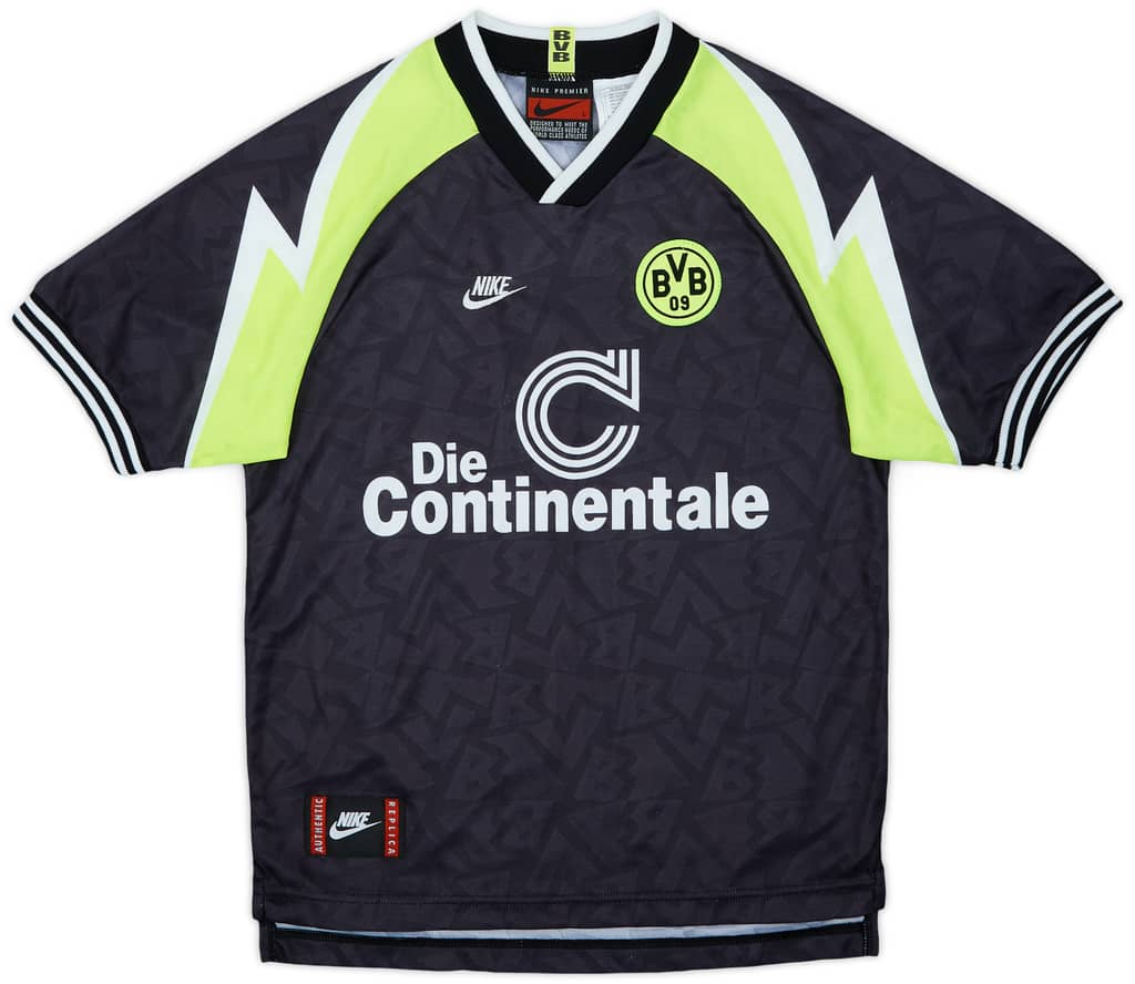 1995-96 Borussia Dortmund Away Shirt - 10/10 - (L.Boys)