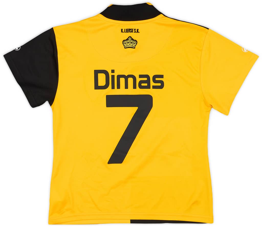 2009-10 K.Lierse SK Home Shirt Dimas #7 - 6/10 - (S.Boys)