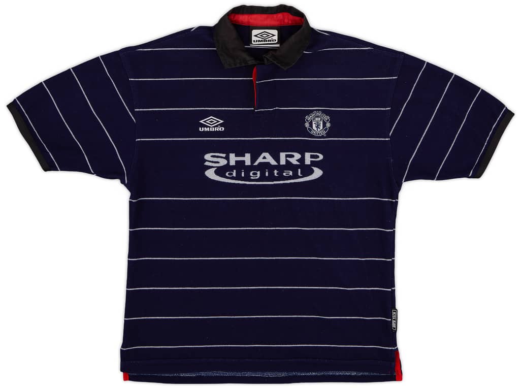 1999-00 Manchester United Away Shirt - 8/10 - (L.Boys)