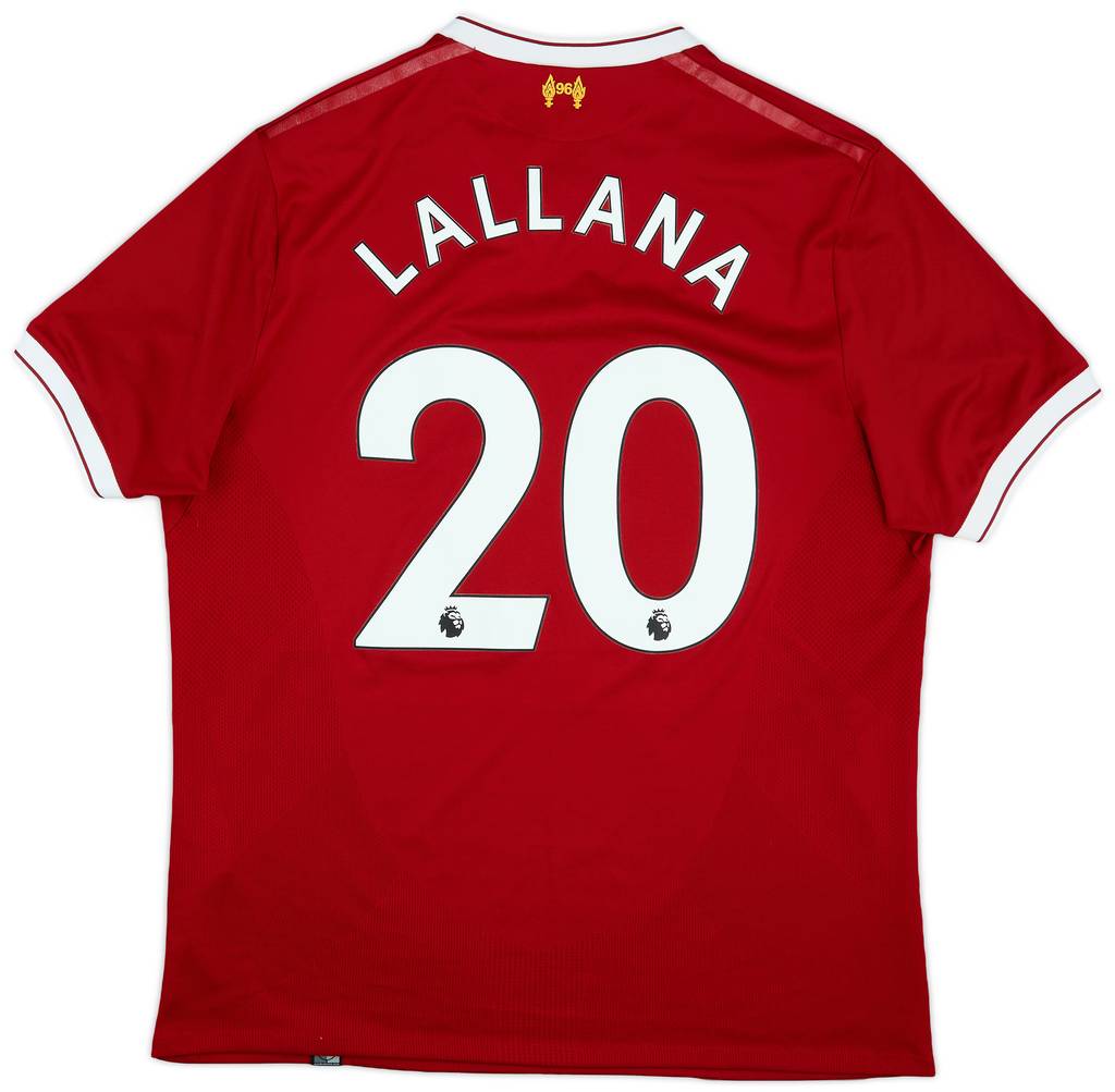 2017-18 Liverpool 125 Years Home Shirt Lallana #20 - 6/10 - (XL)
