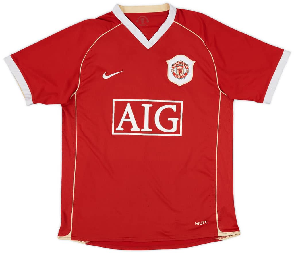 2006-07 Manchester United Home Shirt Solskjaer #20 - 5/10 - (S)