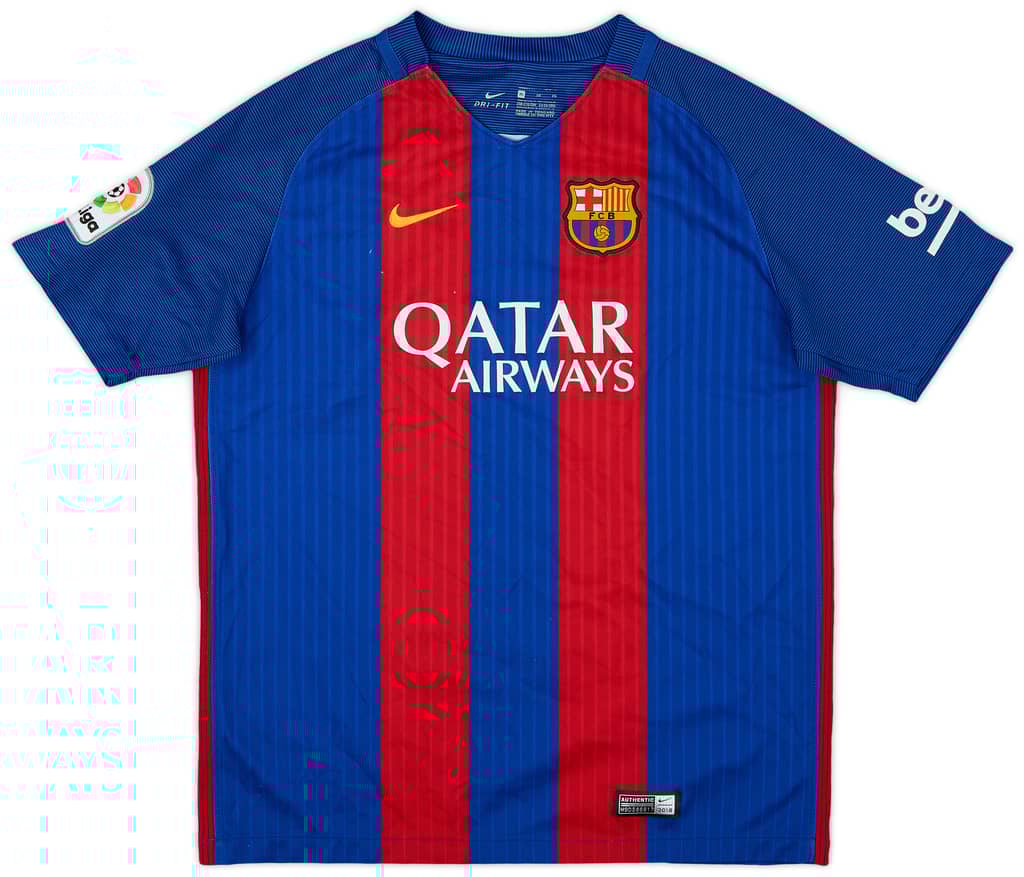2016-17 Barcelona Home Shirt - 5/10 - (XL.Boys)