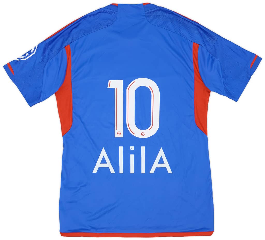2023-24 Lyon Match Issue Away Shirt #10 (Lacazette)