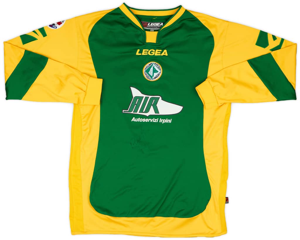 2005-06 Avellino Match Issue Signed Third L/S Shirt Biancolino #9